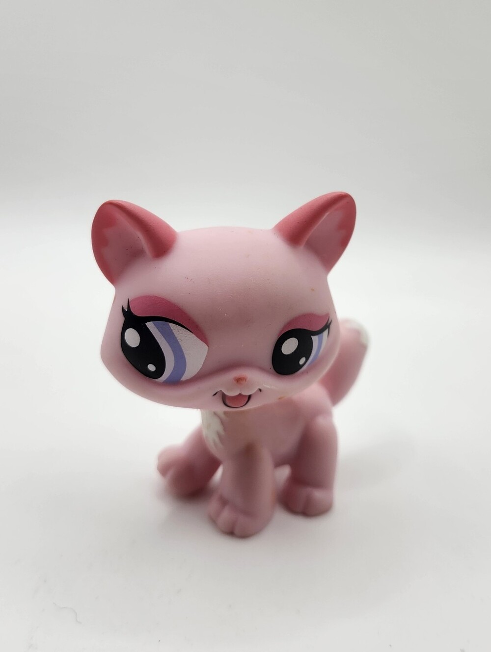WALKING CAT #1312 - Authentic Littlest Pet Shop - Hasbro LPS Pink Destiny